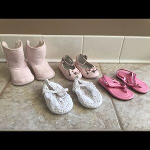 LOT of Baby Girls Shoes - Size 2